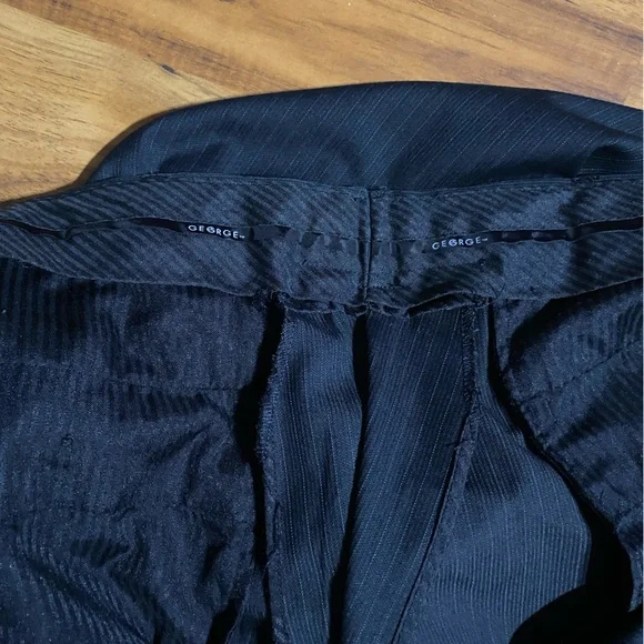 George Men's Pin Stripe Dress Pants Size 38 X 29 - Picture 12 of 13